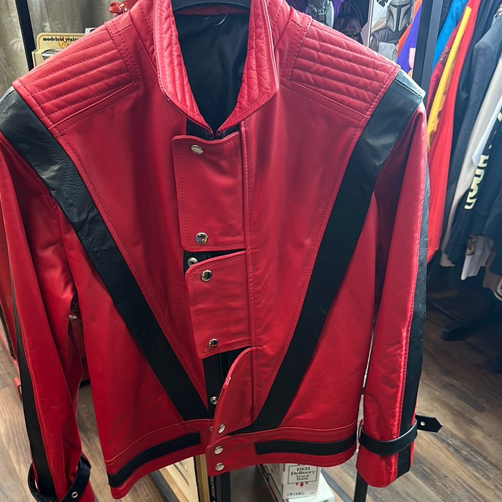 Red and Black Men's Jacket just like MJ